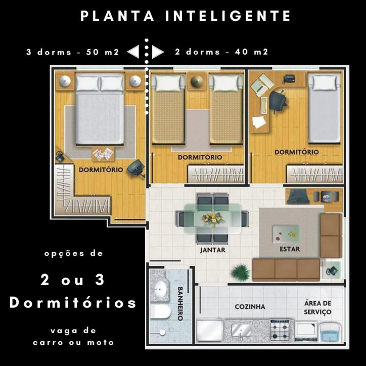 Apartamento à venda com 2 quartos, 40m² - Foto 15