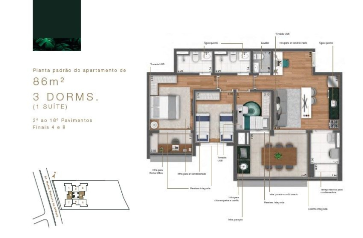 Apartamento à venda com 3 quartos, 86m² - Foto 31