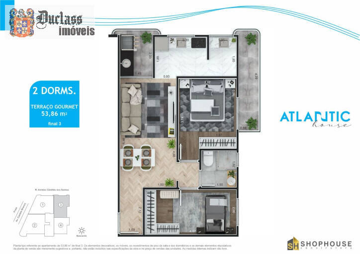 Apartamento à venda com 2 quartos, 53m² - Foto 15