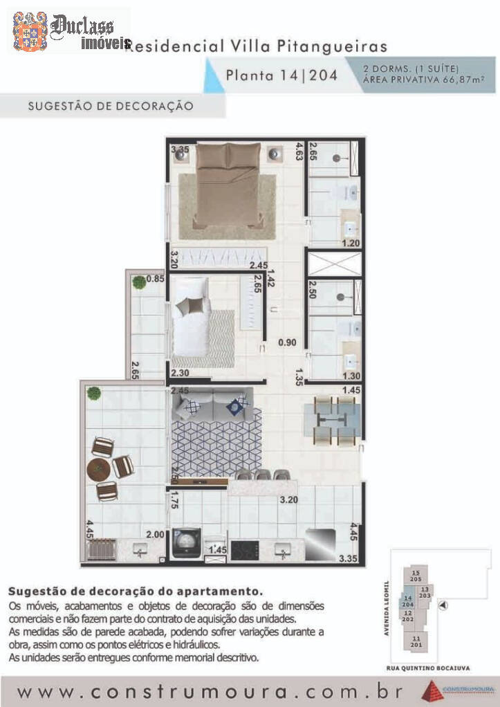 Apartamento à venda com 2 quartos, 66m² - Foto 15