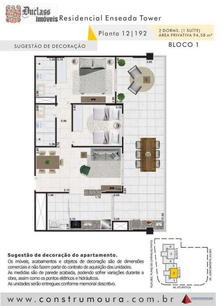 Apartamento à venda com 2 quartos, 94m² - Foto 15