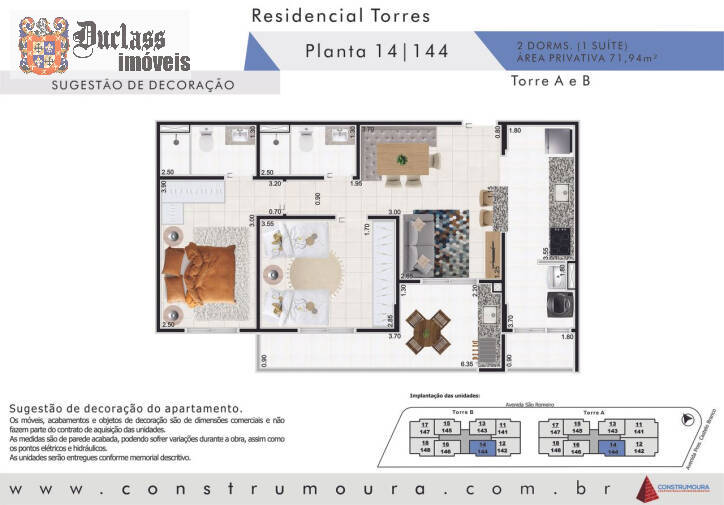 Apartamento à venda com 2 quartos, 71m² - Foto 26