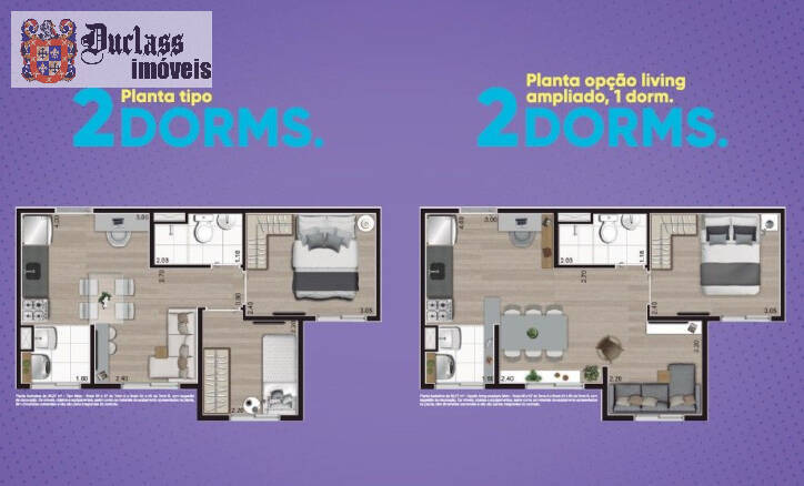 Apartamento à venda com 2 quartos, 35m² - Foto 12