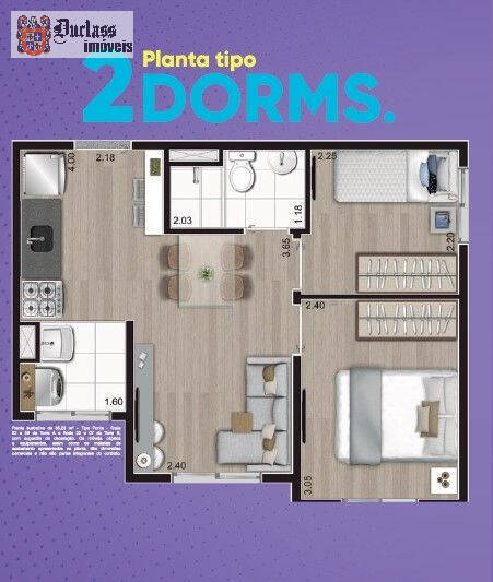 Apartamento à venda com 2 quartos, 35m² - Foto 13