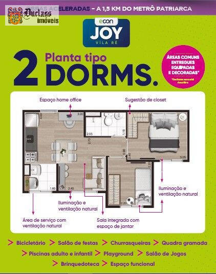 Apartamento à venda com 2 quartos, 35m² - Foto 14