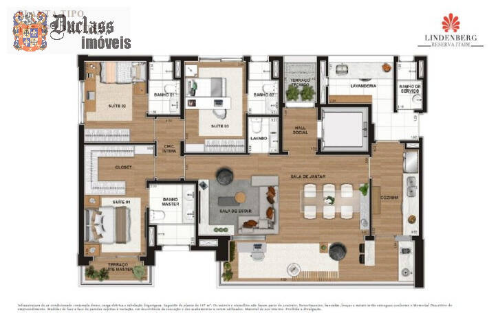 Apartamento à venda com 3 quartos, 147m² - Foto 11