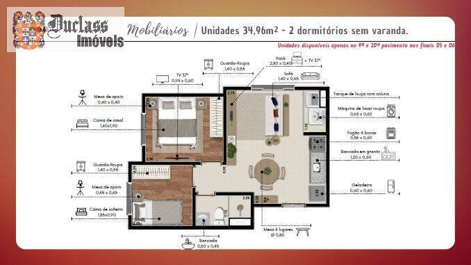 Apartamento à venda com 2 quartos, 34m² - Foto 19